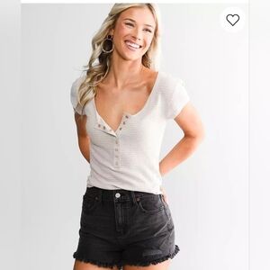 Free People One Of The Girls Henley Top